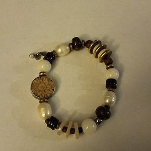 Silpada Jewelry - Silpada pearl and sterling bracelet Silpada Jewelry - Silpada pearl and sterling bracelet